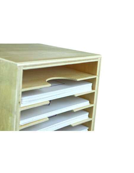 Montessori Komoda pro uložení geometrických karet