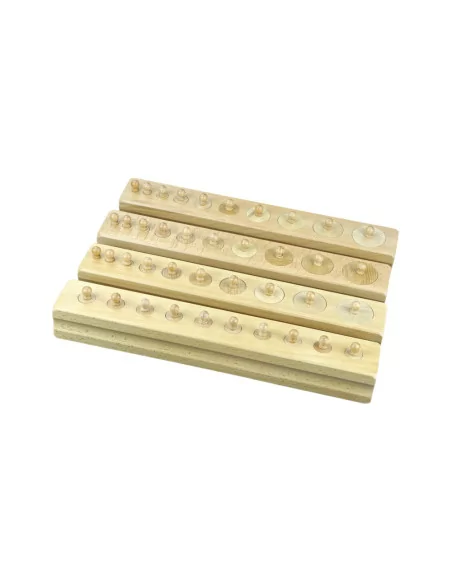 Moyo Montessori Válečky s úchyty z bukového dřeva