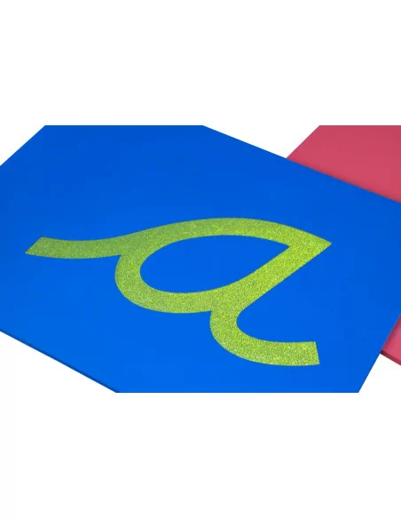 Moyo Montessori Hmatová písmena (psací písmo - malé - americká norma)