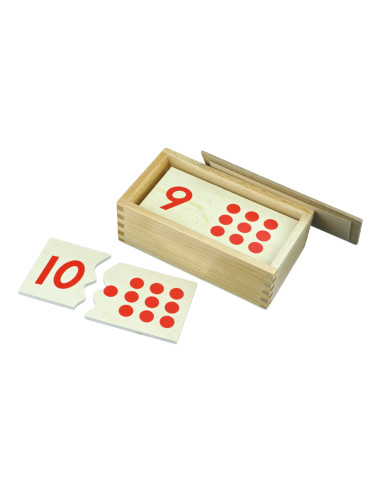 Moyo Montessori Čísla a puntíky - puzzle