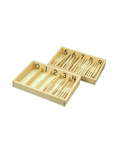 Montessori Krabicka s vretenky