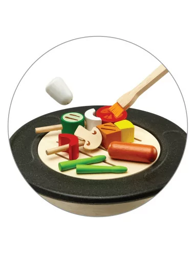 PlanToys Zahradní gril s příslušenstvím