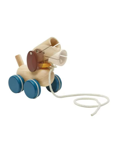 PlanToys Tahací a strkací štěně