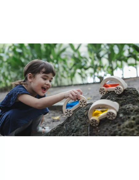 PlanToys Auto s vodou - Červené