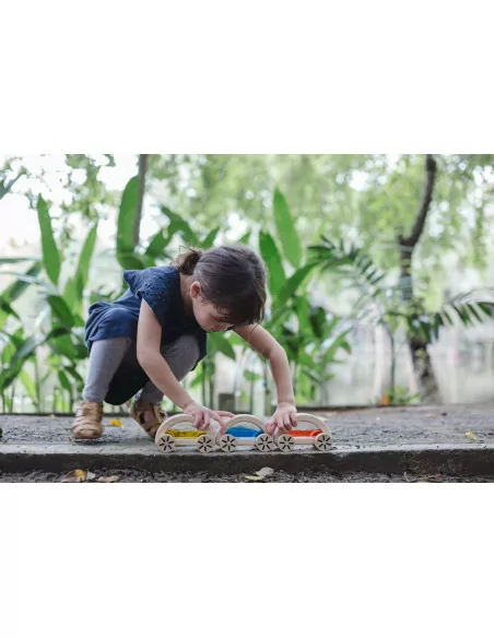 PlanToys Auto s vodou - Červené