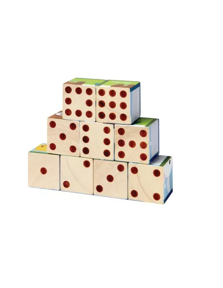 PlanToys Obrázkové kostky - Zvířata