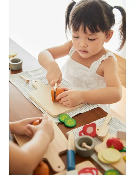 PlanToys Sada na krájení - sýry a uzeniny