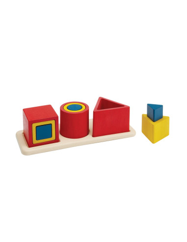 PlanToys Geometrické tvary - vkládačka