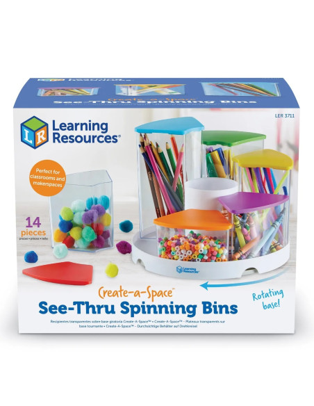 Learning Resources Organizér na výtvarné pomůcky, 14 ks