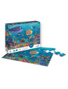 Puzzle s celkem 36 dílky a jasnými, jemnými barvami pro děti od 4 let.