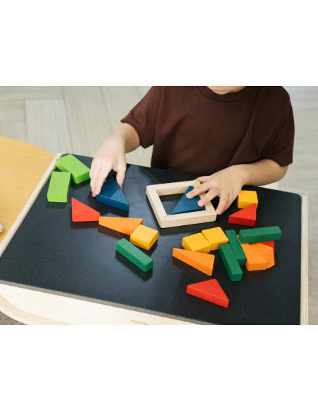 PlanToys Zlomkové kostky