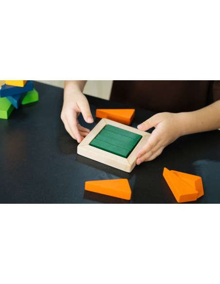 PlanToys Zlomkové kostky