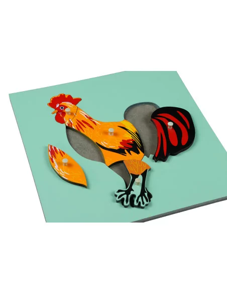 Moyo Montessori Puzzle - kohout