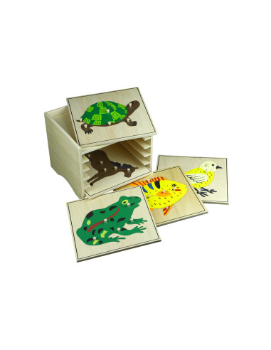 Moyo Montessori 5 ks puzzle s komodou