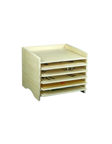Montessori 5 ks puzzle s komodou