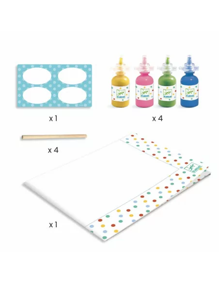 Djeco Tečkované tvoření zvířátek