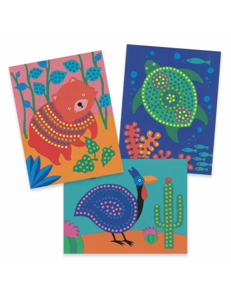 Djeco Tečkované tvoření zvířátek