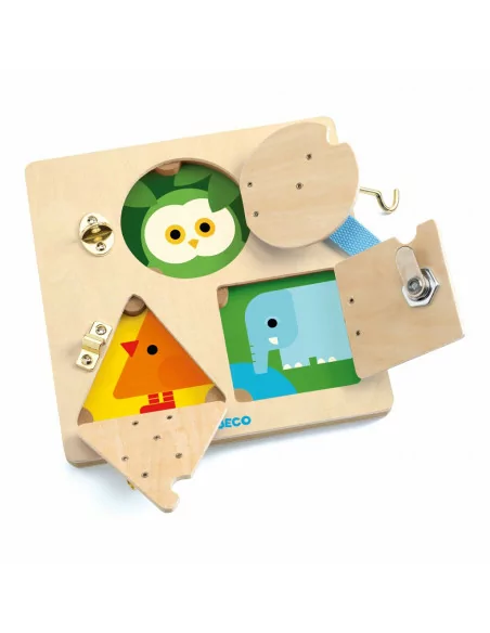 Djeco Dřevěná zamykací dvířka