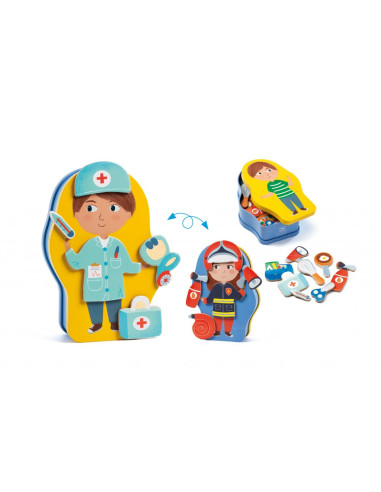 Djeco Magnetická hra povolání