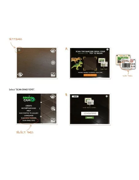 Safari Ltd. Figurka - Tyrannosaurus Rex Baby (s rozšířenou realitou)