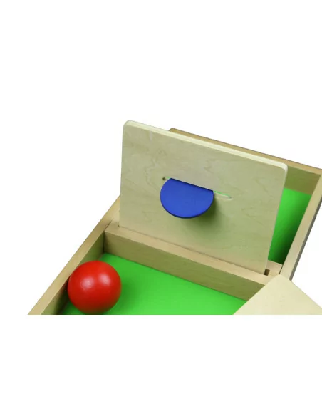 Moyo Montessori Deska s otvorem k prostrkávání míčku a disku