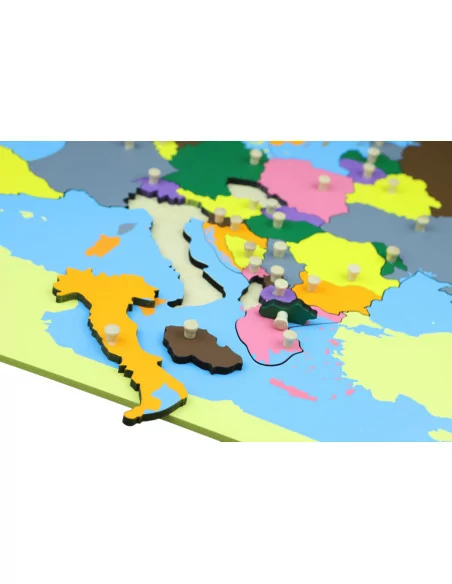 Moyo Montessori Puzzle - mapa Evropa - bez rámečku