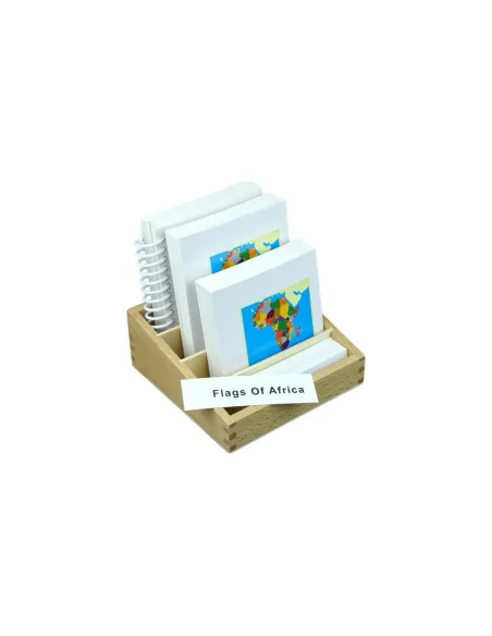 Moyo Montessori Vlajky Afriky - třísložkové karty