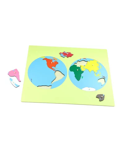 Moyo Montessori Puzzle - mapa světa - bez rámečku