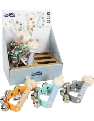 Small Foot Rolničky do ruky - zvířátka, 1 ks