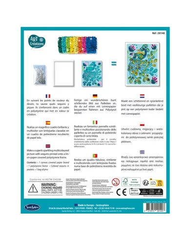 Sentosphere Barevné flitry - Páv