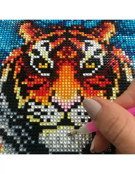 Sentosphere Diamantové plátno - Tygr