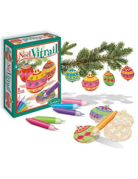 Sentosphere Vánoční vitrážové ozdoby