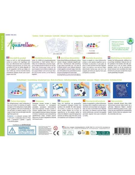 Sentosphere Akvarely svítící ve tmě - Vesmír