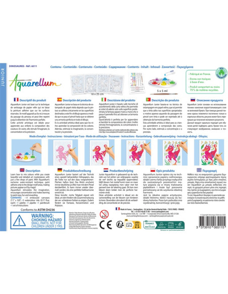 Sentosphere Akvarely junior - Dinosauři