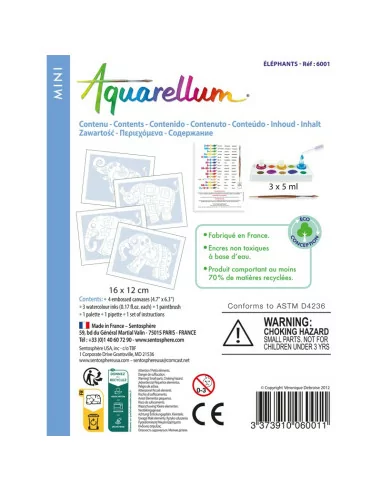 Sentosphere Akvarely mini - Sloni