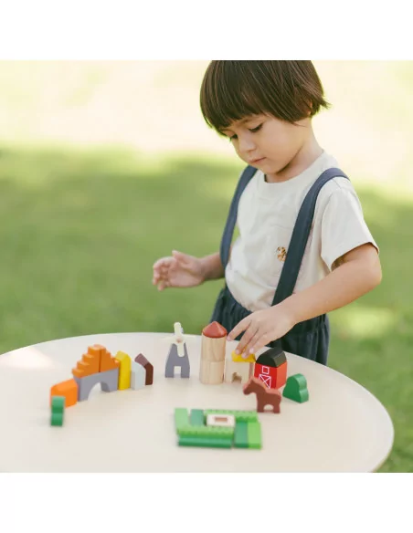 PlanToys Stavebnice - Na venkově