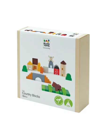 PlanToys Stavebnice - Na venkově