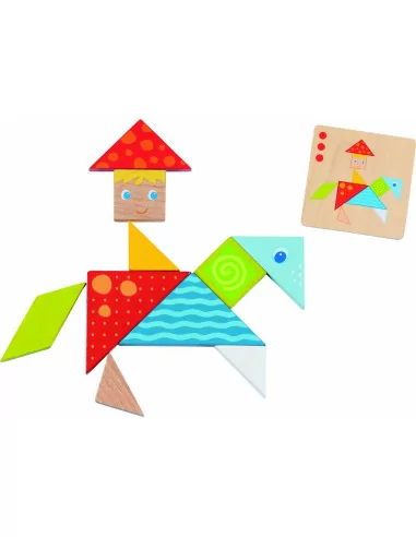 Goki Barevné tangramy