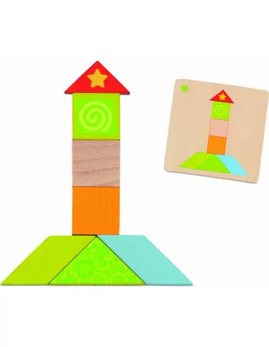 Goki Barevné tangramy