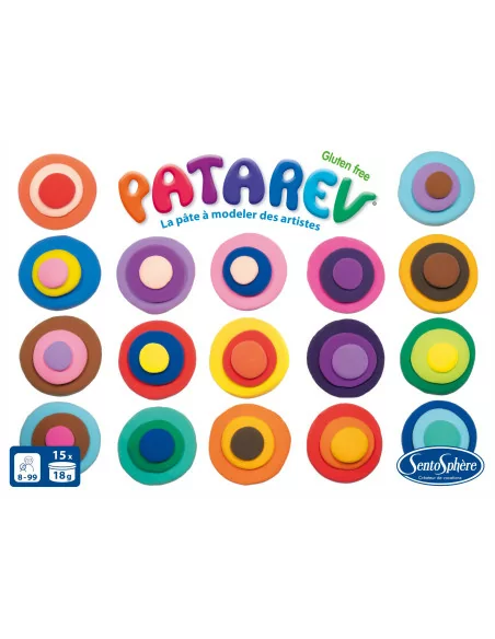Sentosphere Modelína Patarev - 15 barev