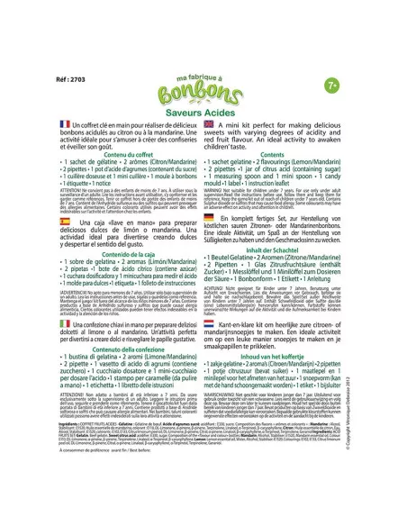 Sentosphere Výroba bonbónů - Kyselé - Mini set