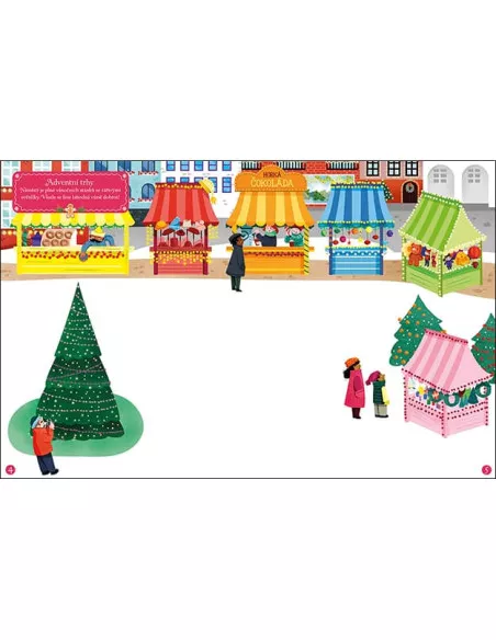 JIRI MODELS Velká samolepková knížka - Příprava na Vánoce