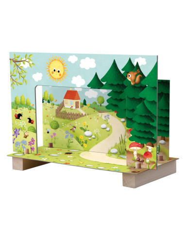 Detoa Magnetické divadlo - se zvířátky do pohádky