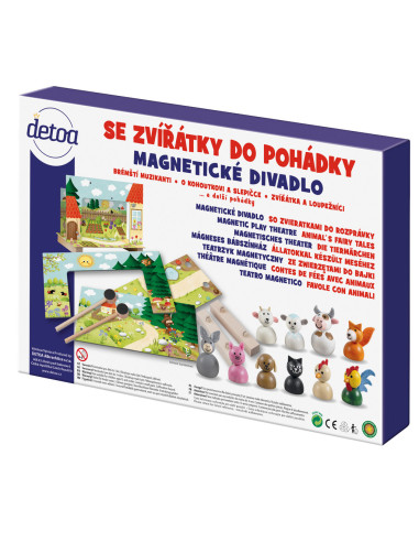 Detoa Magnetické divadlo - se zvířátky do pohádky