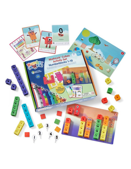 Learning Resources Matematické kostky 1-10, sada aktivit