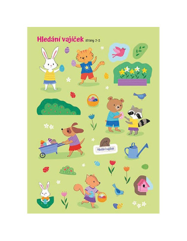 JIRI MODELS Moje první samolepkování - Velikonoce