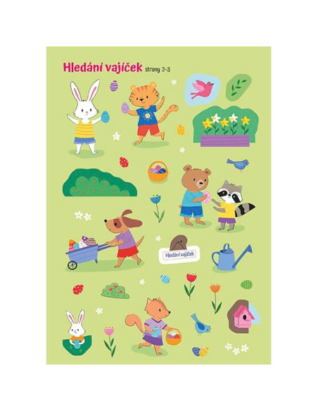 JIRI MODELS Moje první samolepkování - Velikonoce