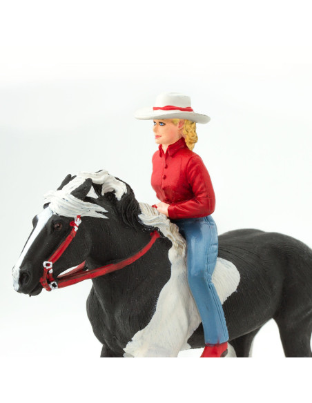 Safari Ltd. Figurka - Jezdkyně na koni