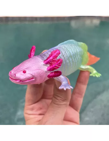 Safari Ltd. Figurka - Duhový Axolotl
