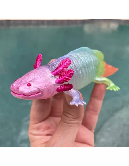 Safari Ltd. Figurka - Duhový Axolotl